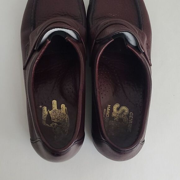 SAS Men's Alamo Leather Slip-On Loafers Burgundy Size 8 1/2M - Picture 9 of 15